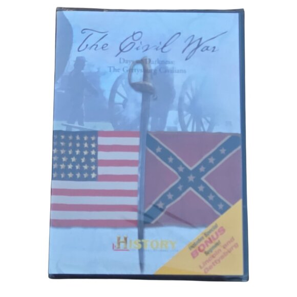 The Civil War DVD History Channel Bonus Lincoln and Gettysburg Segment New Seale - Picture 1 of 11